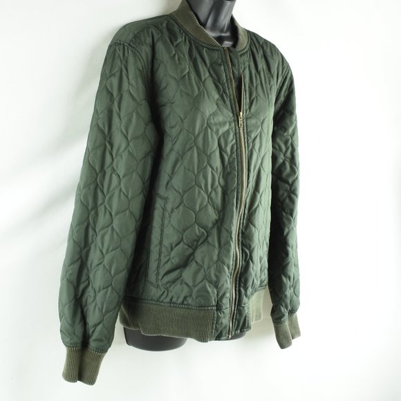 Mossimo Water Resistant Green Jacket S/P - Picture 2 of 7